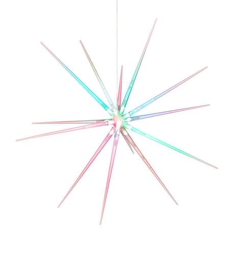 Check LED 3D Star Decoration Markslojd Transparent 53 cm 704430