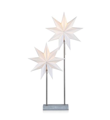 Check Table Decoration Lamp Markslojd Duva 703867 Gray White Metal Paper 80 cm