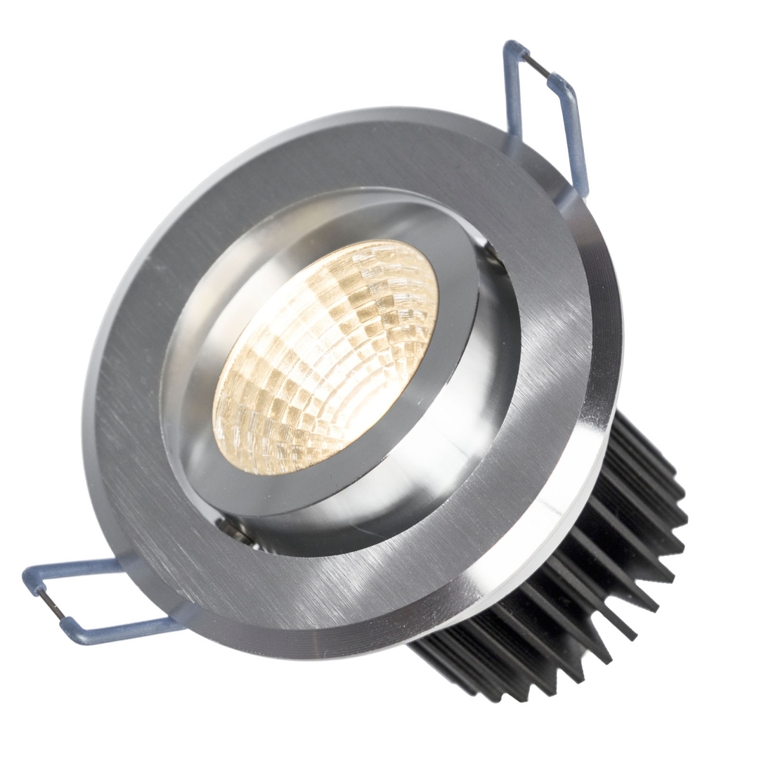 Wires II 6 W Cob 38 St 230 V Cw Led mesh Ring Brushed Aluminum