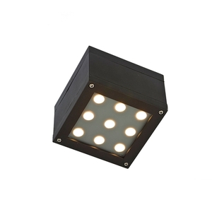 SpectrumLED BERENIQUE black surface-mounted LED light 9 W 3000 K 15° IP44 small 1