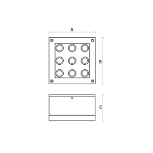 SpectrumLED BERENIQUE black surface-mounted LED light 9 W 3000 K 15° IP44 small 4