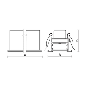 ALL DAY recessed linear luminaire 36W 3000K 3200lm 120° silver 117 cm SpectrumLED SLI038002WW small 4