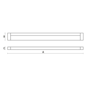 SpectrumLED CABINET SLI040030WW silver LED cabinet light 3.3W 12V 3000K 30cm Point Touch small 1