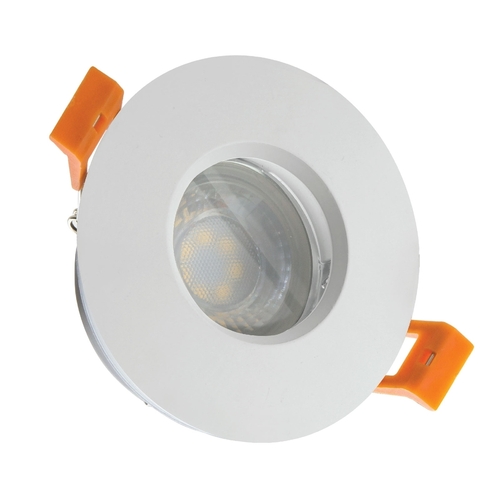 Check Fiale Iv Gu10 Round White ip65 hermetic luminary for bathroom