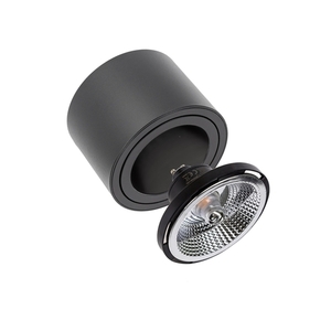 Chloe Ar111 Ip20 ROUND Black, moveable small 6