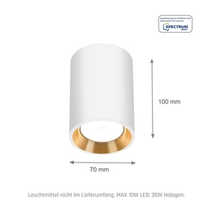 Chloe Mini Gu10 Ip20 ROUND BODY, WHITE GOLD, WHITE RING 6 Chloe Mini Gu10 Ip20 ROUND BODY, WHITE GOLD, WHITE RING small 6