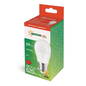 Led ball E 27 230 V 8 W Ww Spectrum small 1