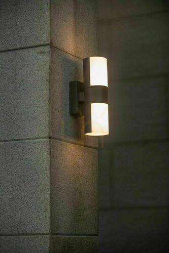 Check Lutec CYRA 5198101118 outdoor wall light LED 16.1W 3000K IP54 anthracite 24.5 cm