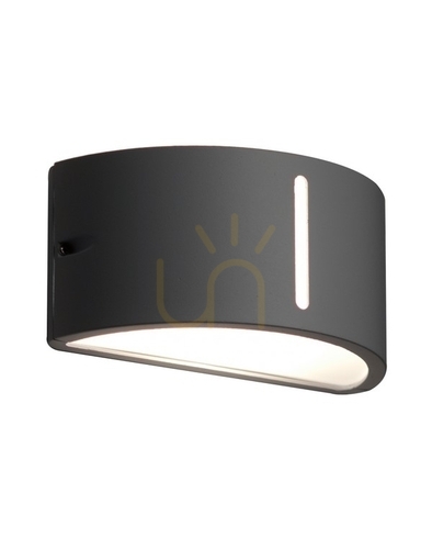 Check Outdoor Wall Lamp Lutec BONN Anthracite 60W 6330401118