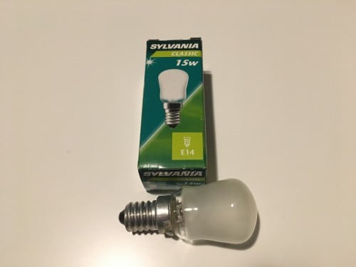 Check Sylvania Classic 15W E14 bulb