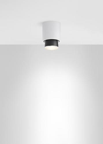 Check Spotlight Fabbian Claque F43 20W 10cm - White - F43 E01 01