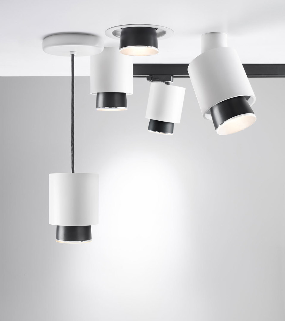 View Spotlight Fabbian Claque F43 20W 30cm - White - F43 E05 01 Spotlight Fabbian Claque F43 20W 30cm - White - F43 E05 01