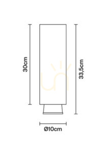 Spotlight Fabbian Claque F43 20W 30cm - Bronze - F43 E06 76 1 Spotlight Fabbian Claque F43 20W 30cm - Bronze - F43 E06 76 small 1