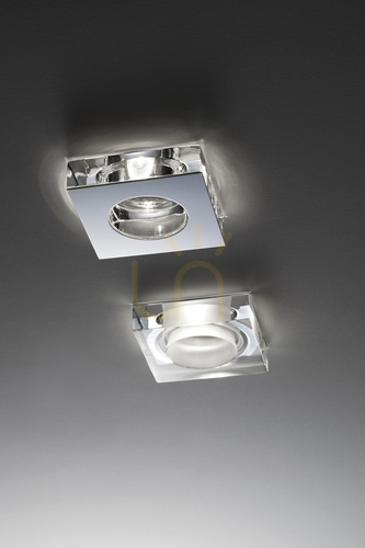 Check Fabbian LUI Faretti 7W GU5.3 Mesh - Polished Steel - D27 F12 35