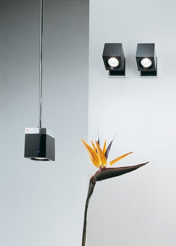 Check Fabbian Cubetto pendant lamp - Black - D28 A01 02