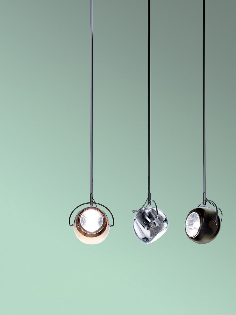 Display Fabbian Beluga Pendant Lamp for Rail - Green - D57 J05 43 Fabbian Beluga Pendant Lamp for Rail - Green - D57 J05 43