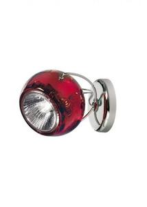 Fabbian Beluga wall lamp - red - D57 G13 03 0 Fabbian Beluga wall lamp - red - D57 G13 03 small 0