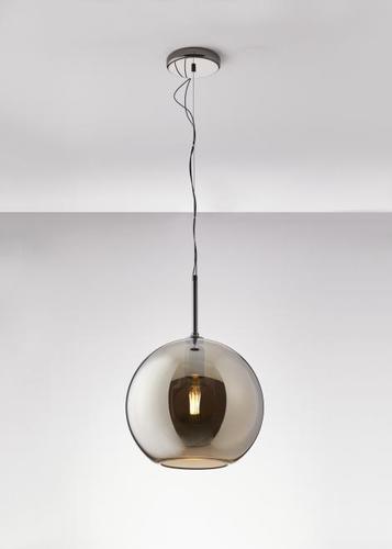 Check Fabbian Beluga Royal Ø30 pendant lamp - Titanium - D57 A59 34