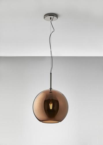Check Fabbian Beluga Royal Ø30 Pendant Lamp - Bronze - D57 A59 41