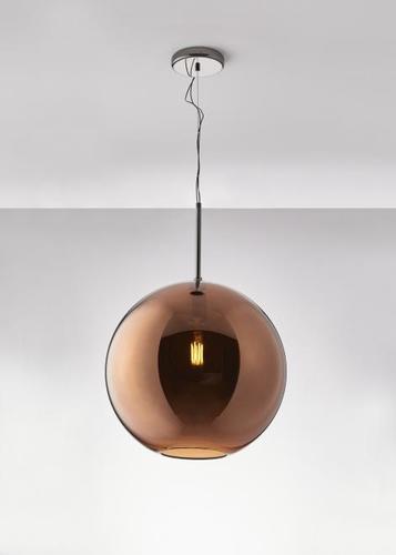 Check Fabbian Beluga Royal Ø40 pendant lamp - Bronze - D57 A61 41