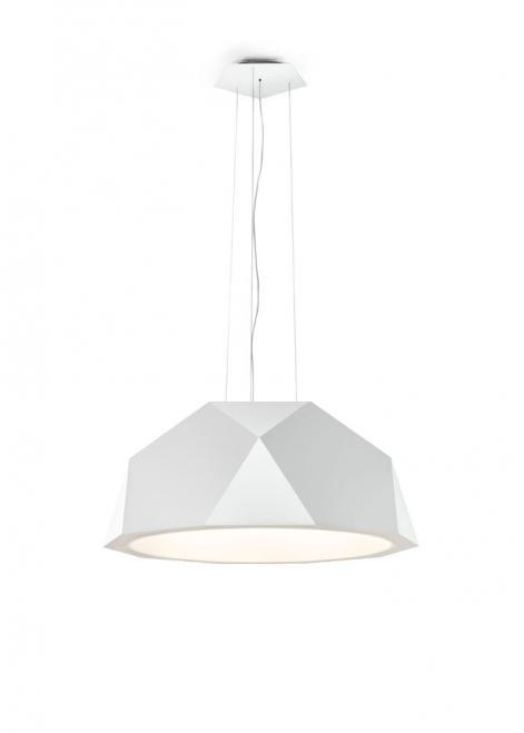 View Hanging lamp Fabbian Crio D81 8W 115cm - White - D81 A13 01 Hanging lamp Fabbian Crio D81 8W 115cm - White - D81 A13 01