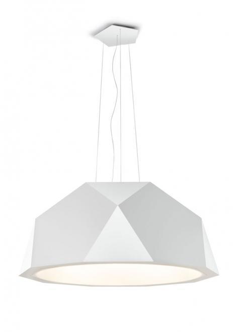 View Hanging lamp Fabbian Crio D81 8W 180cm - White - D81 A17 01 Hanging lamp Fabbian Crio D81 8W 180cm - White - D81 A17 01