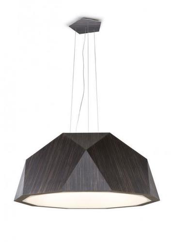 Check Hanging lamp Fabbian Crio D81 8W 180cm - Dark wood - D81 A17 48