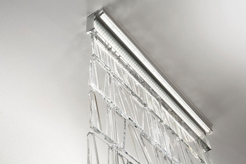 Check Fabbian Tile accessories D95 Cover strip 19cm - Polished aluminum - D95 Z16 27