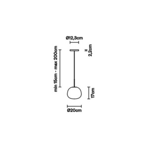 Fabbian Lumi Ø20 pendant lamp - F07 A05 01 small 2