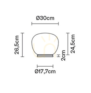 Fabbian Lumi Ø30 desk lamp - F07 B45 01 2 Fabbian Lumi Ø30 desk lamp - F07 B45 01 small 2