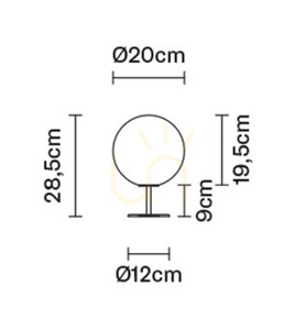 Fabbian Lumi Ø20 desk lamp - F07 B31 01 2 Fabbian Lumi Ø20 desk lamp - F07 B31 01 small 2