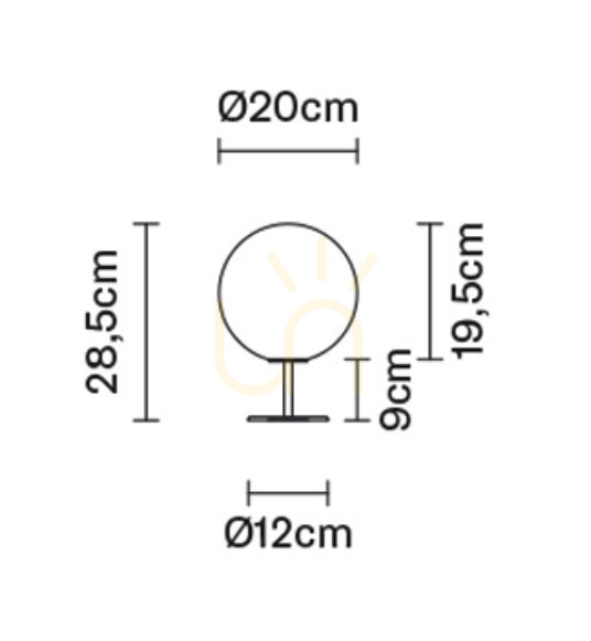 Preview Fabbian Lumi Ø20 desk lamp - F07 B31 01 Fabbian Lumi Ø20 desk lamp - F07 B31 01