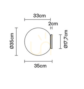 Fabbian Lumi wall lamp Ø35 - F07 G29 01 3 Fabbian Lumi wall lamp Ø35 - F07 G29 01 small 3