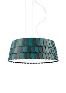 Hanging lamp Fabbian Roofer F12 79cm - Green - F12 A07 43 small 0