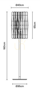 Fabbian Stick F23 floor lamp - F23 C05 69 small 2