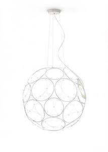 Hanging lamp Fabbian Giro F30 17W 67cm - White - F30 A01 01 small 0