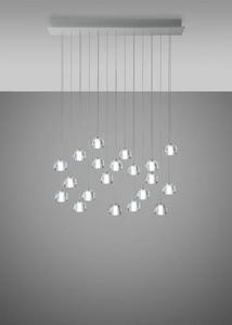 Hanging lamp Fabbian Multispot F32 90x15cm - 20 - F32 A29 00 0 Hanging lamp Fabbian Multispot F32 90x15cm - 20 - F32 A29 00 small 0