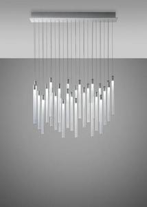 Hanging lamp Fabbian Multispot F32 90x15cm - 30 - Chrome - F32 A10 00 0 Hanging lamp Fabbian Multispot F32 90x15cm - 30 - Chrome - F32 A10 00 small 0