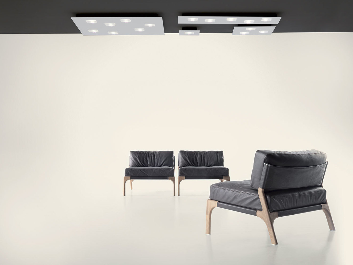 Preview Ceiling lighting fitting Fabbian Quarter F38 5W 30x30cm - White - F38 G09 01 Ceiling lighting fitting Fabbian Quarter F38 5W 30x30cm - White - F38 G09 01