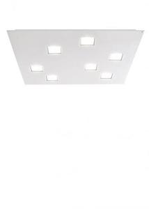 Ceiling lighting fitting Fabbian Quarter F38 5W 59.5x59.5cm - White - F38 G13 01 small 0