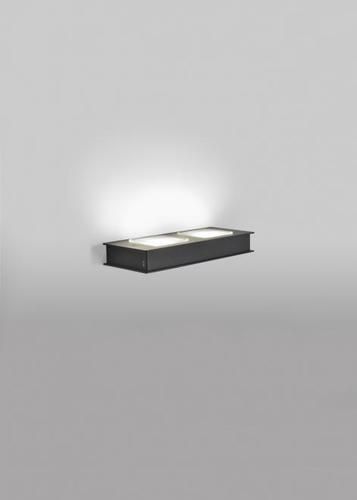 Check Wall lamp Fabbian Quarter F38 5W 23.5x10cm - Black - F38 G01 02