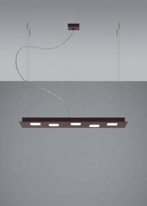 Hanging lamp Fabbian Quarter F38 5W 70x20cm - Bronze - F38 A01 14 0 Hanging lamp Fabbian Quarter F38 5W 70x20cm - Bronze - F38 A01 14 small 0