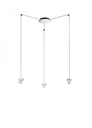Check Hanging lamp Fabbian Tripla F41 3W 3 - Chrome - F41 G02 11