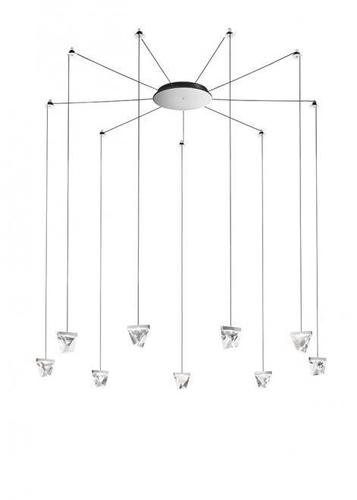 Check Hanging lamp Fabbian Tripla F41 3W 9 - Chrome - F41 G06 11