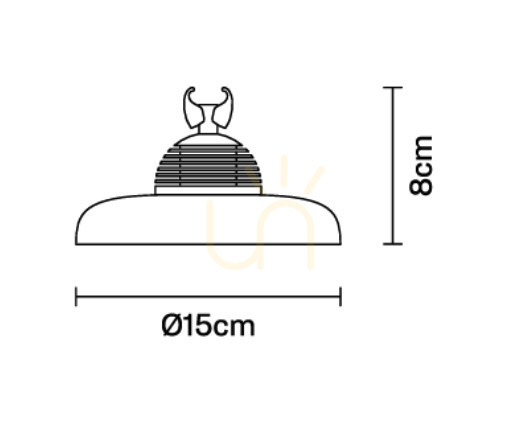 Display Reflector Fabbian Freeline F44 8W 4m 3000K - F44 L11 02 Reflector Fabbian Freeline F44 8W 4m 3000K - F44 L11 02