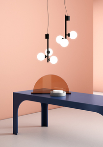 Hanging lamp Fabbian Freeline F44 8W 2m - Black - F44 A04 02 small 3