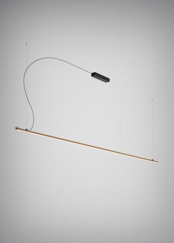 Check Hanging lamp Fabbian Freeline F44 2W 3m - Bronze - F44 A06 76