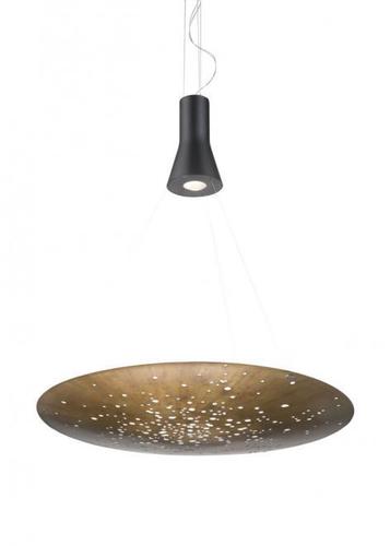 Check Fabbian Lens F46 24W 90cm Pendant Lamp - Bronze - F46 A03 76