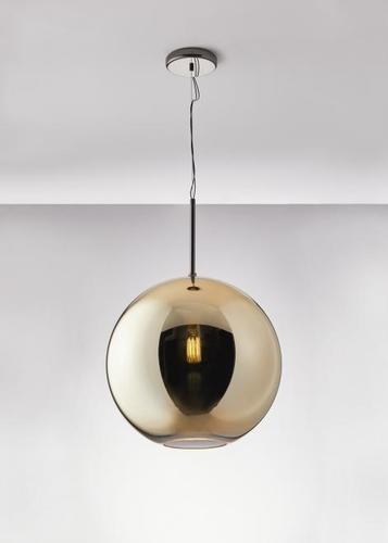 Check Fabbian Beluga Royal Ø40 Pendant Lamp - Gold - D57 A61 12