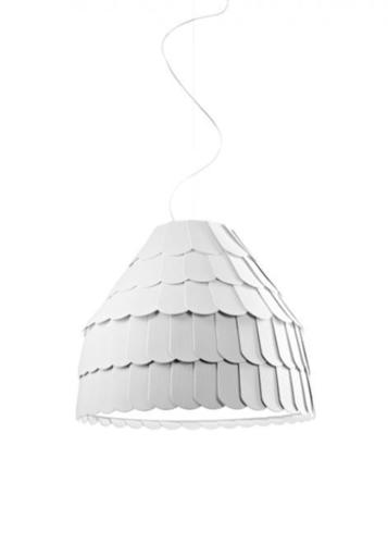 Check Hanging lamp Fabbian Roofer F12 22W 57cm - White - F12 A01 01